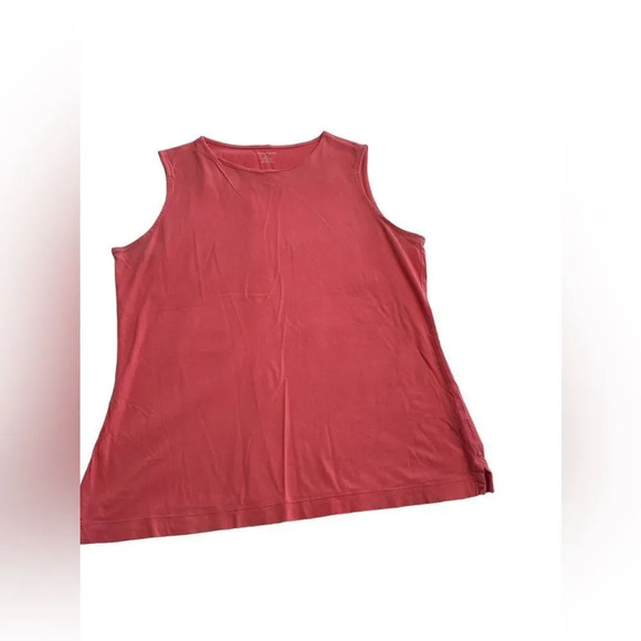 Lands End Womens Supima Scoop‎ Neck Tunic Tank Top Size Medium - Picture 1 of 4